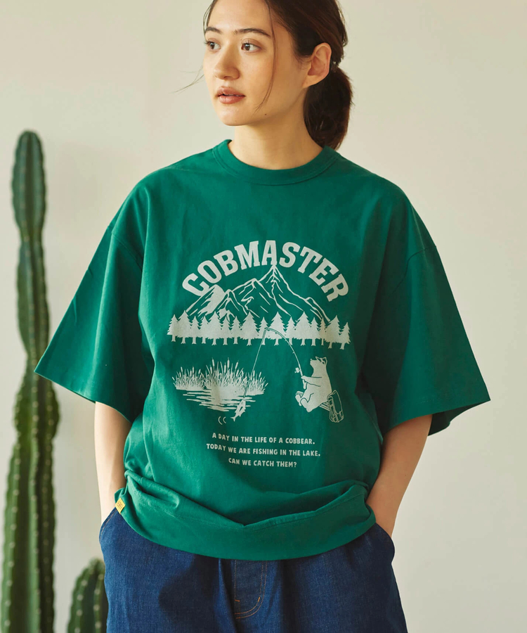 go slow caravan(ゴースローキャラバン) |COBMASTER/コブマスター ビッグスウェットTEE《カレッジ風》(MENS)