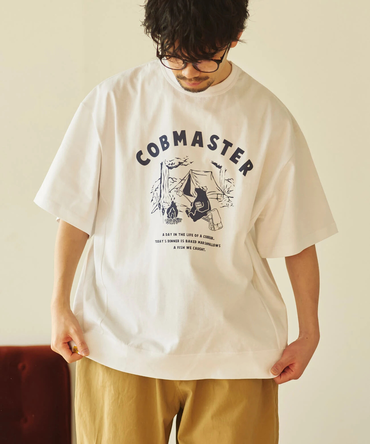 go slow caravan(ゴースローキャラバン) |COBMASTER/コブマスター ビッグスウェットTEE《カレッジ風》(MENS)