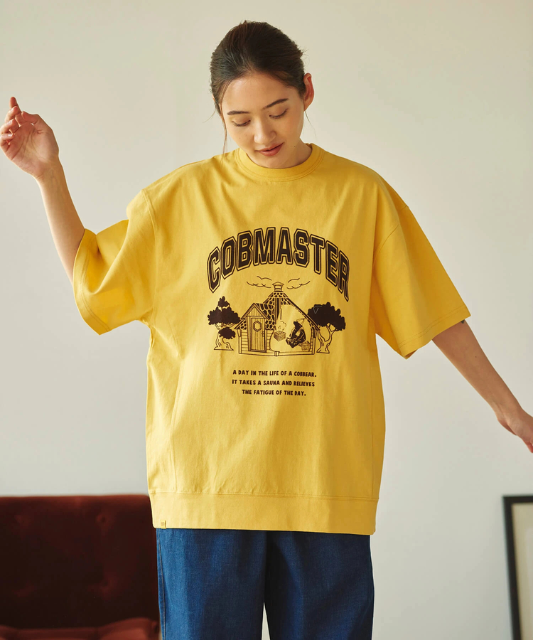 go slow caravan(ゴースローキャラバン) |COBMASTER/コブマスター ビッグスウェットTEE《カレッジ風》(MENS)