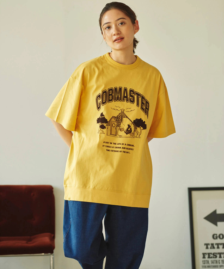 go slow caravan(ゴースローキャラバン) |COBMASTER/コブマスター ビッグスウェットTEE《カレッジ風》(MENS)