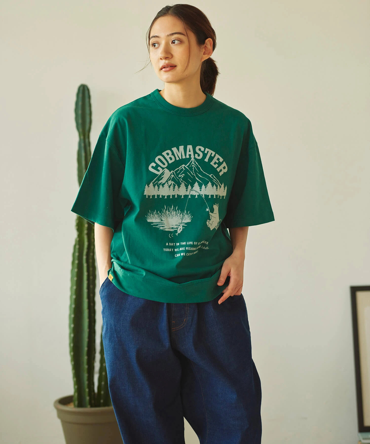 go slow caravan(ゴースローキャラバン) |COBMASTER/コブマスター ビッグスウェットTEE《カレッジ風》(MENS)