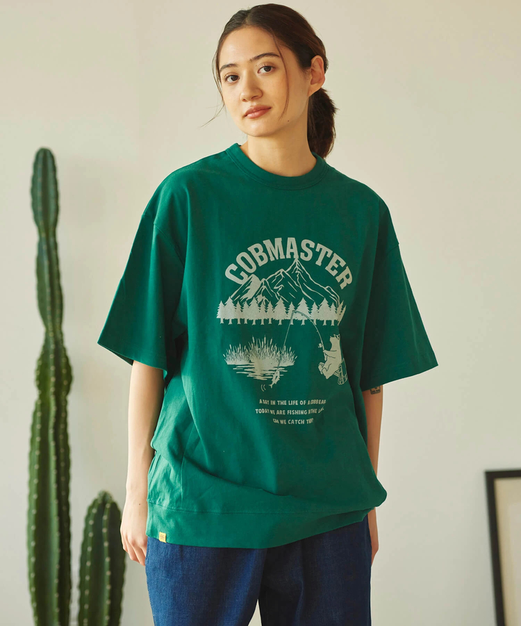 go slow caravan(ゴースローキャラバン) |COBMASTER/コブマスター ビッグスウェットTEE《カレッジ風》(MENS)