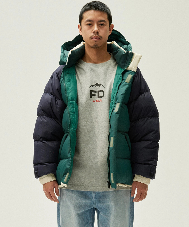 go slow caravan(ゴースローキャラバン) |FIRST DOWN/ファーストダウン HOOD DETACHABLE DOWN JKT MICROFT (MENS)