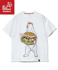 go slow caravan(ゴースローキャラバン) |【DOMDOM×GSC】USA/CカニバーガークマTEE (MENS/WOMENS)