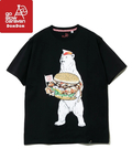 go slow caravan(ゴースローキャラバン) |【DOMDOM×GSC】USA/CカニバーガークマTEE (MENS/WOMENS)