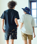 go slow caravan(ゴースローキャラバン) |【DOMDOM×GSC】USA/CカニバーガークマTEE (MENS/WOMENS)
