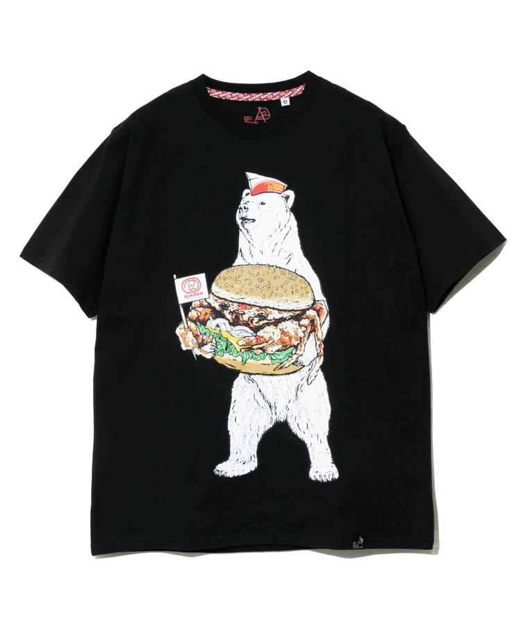 go slow caravan(ゴースローキャラバン) |【DOMDOM×GSC】USA/CカニバーガークマTEE (MENS/WOMENS)