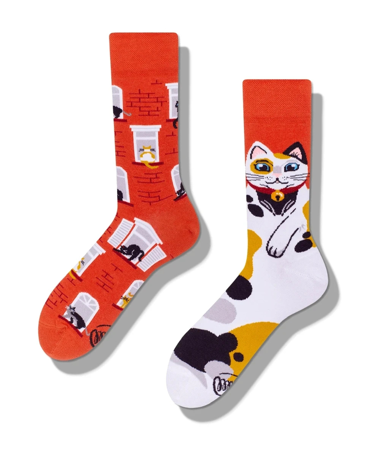 go slow caravan(ゴースローキャラバン) |Many mornings/メニーモーニングス Regular Socks (MENS/WOMENS)