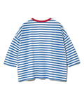 go slow caravan(ゴースローキャラバン) |CUBE SUGAR/キューブシュガー リサイクル天竺ボーダーstarプリントTEE (WOMENS)