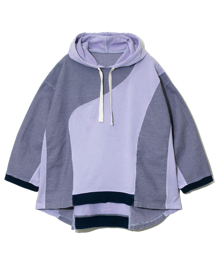 go slow caravan(ゴースローキャラバン) |mililopiulu/ミリロピュール ガーメントダイ切替フーディー (WOMENS)