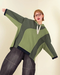 go slow caravan(ゴースローキャラバン) |mililopiulu/ミリロピュール ガーメントダイ切替フーディー (WOMENS)