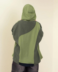 go slow caravan(ゴースローキャラバン) |mililopiulu/ミリロピュール ガーメントダイ切替フーディー (WOMENS)