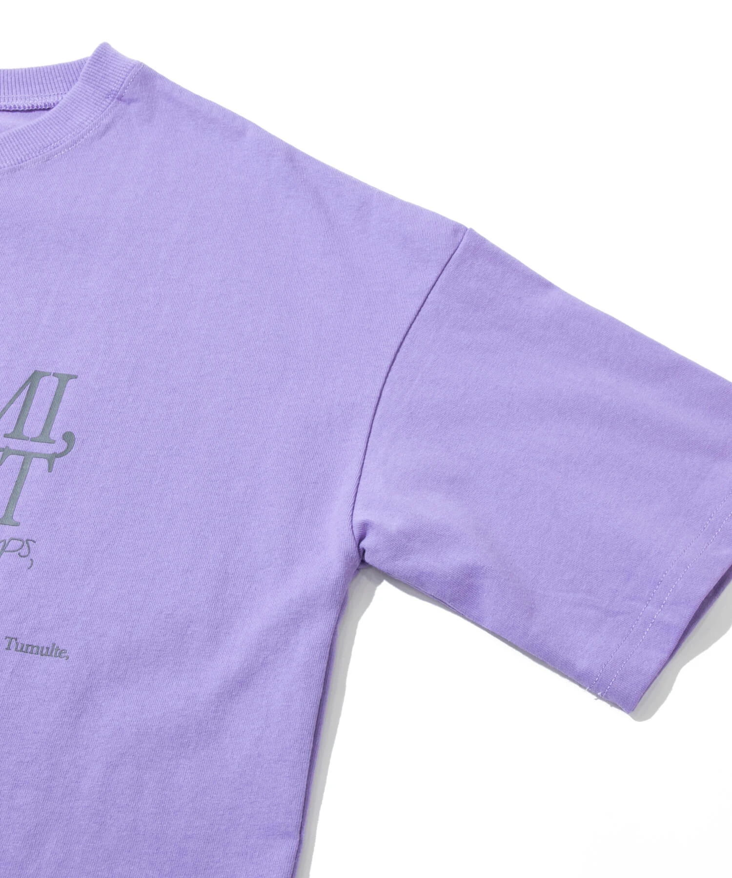 KAKELA&TRANQUIL/カケラ＆トランクイル 16/-天竺ロゴクルーTEE