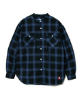 go slow caravan(ゴースローキャラバン) |Buck HIDE/バックハイド チェックバンドカラーシャツ (MENS)