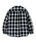 go slow caravan(ゴースローキャラバン) |Buck HIDE/バックハイド チェックバンドカラーシャツ (MENS)