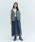 go slow caravan(ゴースローキャラバン) |GOOD ON/グッドオン SNAP TEE VEST (WOMENS)