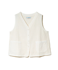go slow caravan(ゴースローキャラバン) |GOOD ON/グッドオン SNAP TEE VEST (WOMENS)