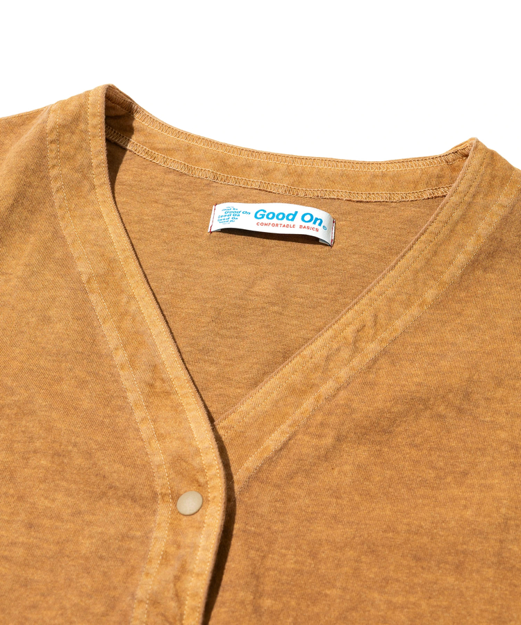 go slow caravan(ゴースローキャラバン) |GOOD ON/グッドオン SNAP TEE VEST (WOMENS)