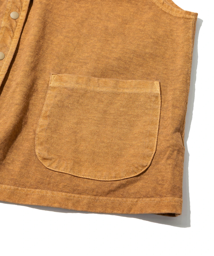 go slow caravan(ゴースローキャラバン) |GOOD ON/グッドオン SNAP TEE VEST (WOMENS)