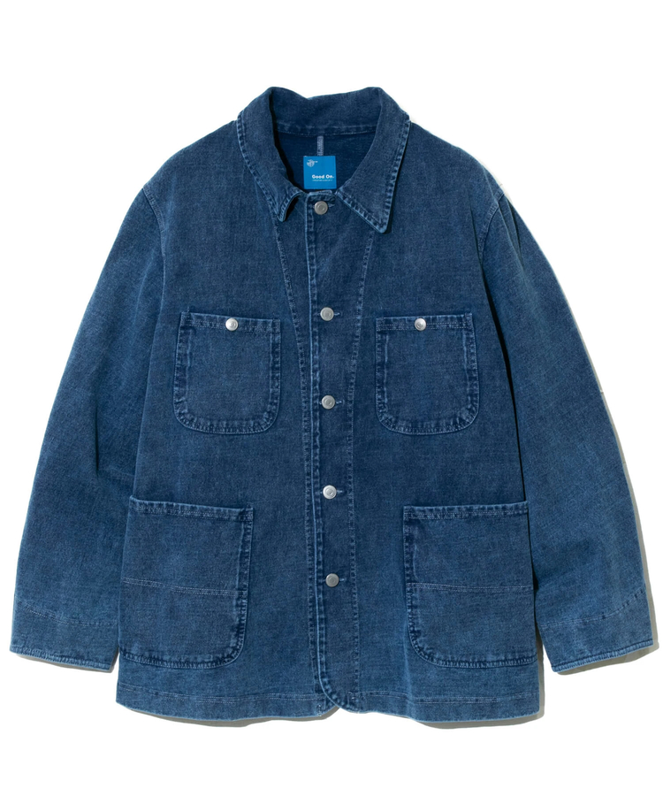 go slow caravan(ゴースローキャラバン) |GOOD ON/グッドオン HVY COVERALL INDIGO SHAVE (MENS)
