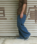 go slow caravan(ゴースローキャラバン) |devadurga/デヴァドゥルガ NESSE WIDE DENIM PANTS (MENS)