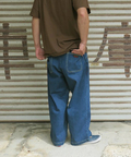 go slow caravan(ゴースローキャラバン) |devadurga/デヴァドゥルガ NESSE WIDE DENIM PANTS (MENS)