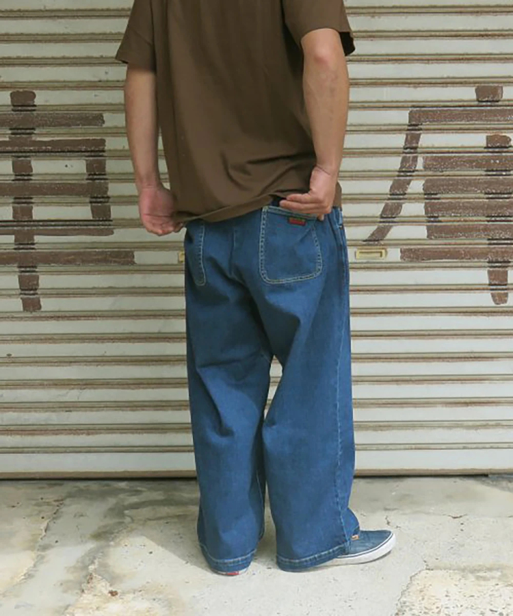 go slow caravan(ゴースローキャラバン) |devadurga/デヴァドゥルガ NESSE WIDE DENIM PANTS (MENS)