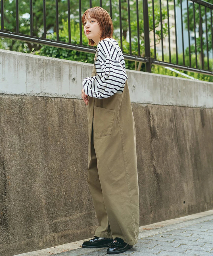 go slow caravan(ゴースローキャラバン) |Cotopone/コトポーネ ラップ風サロペット (WOMENS)