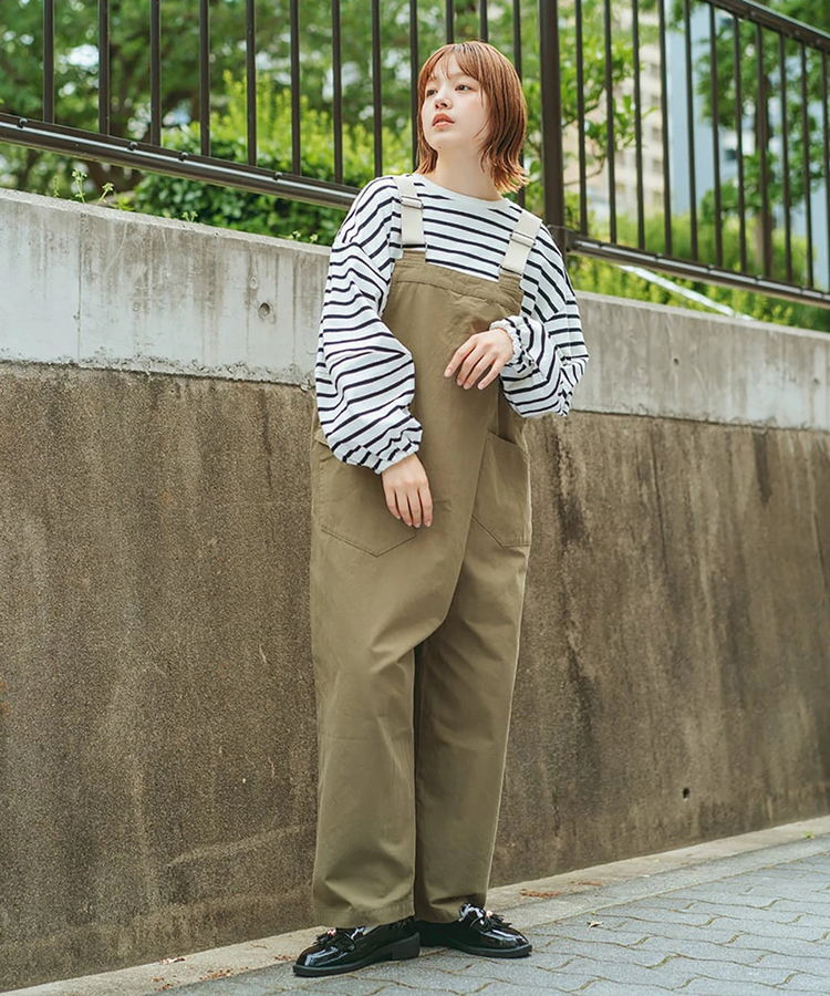 go slow caravan(ゴースローキャラバン) |Cotopone/コトポーネ ラップ風サロペット (WOMENS)
