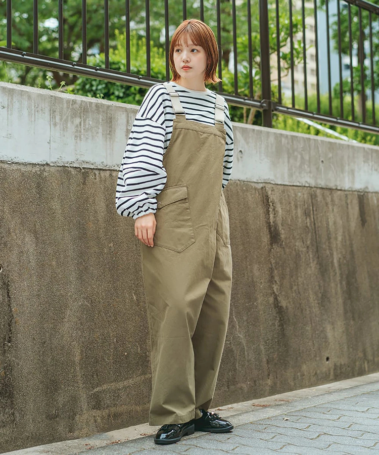 go slow caravan(ゴースローキャラバン) |Cotopone/コトポーネ ラップ風サロペット (WOMENS)