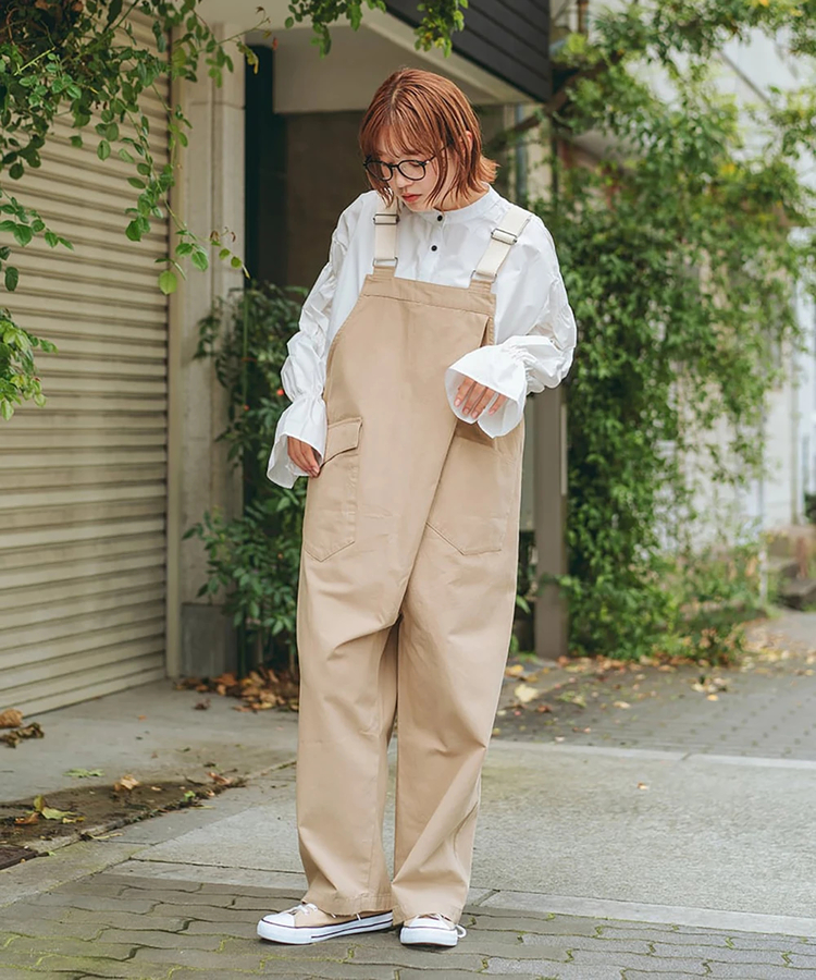 go slow caravan(ゴースローキャラバン) |Cotopone/コトポーネ ラップ風サロペット (WOMENS)