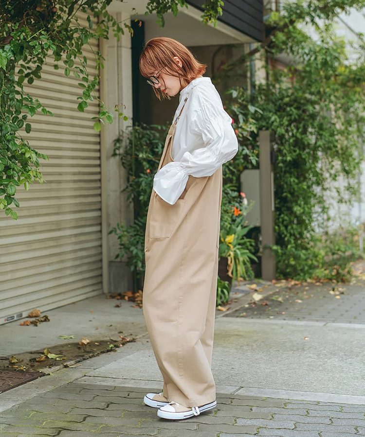 go slow caravan(ゴースローキャラバン) |Cotopone/コトポーネ ラップ風サロペット (WOMENS)