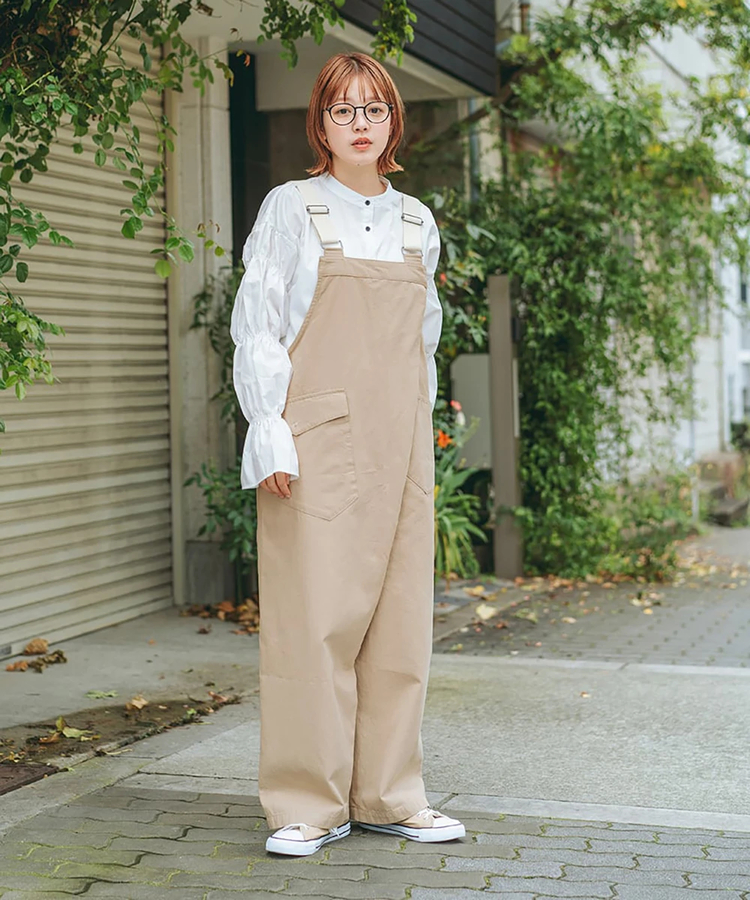go slow caravan(ゴースローキャラバン) |Cotopone/コトポーネ ラップ風サロペット (WOMENS)