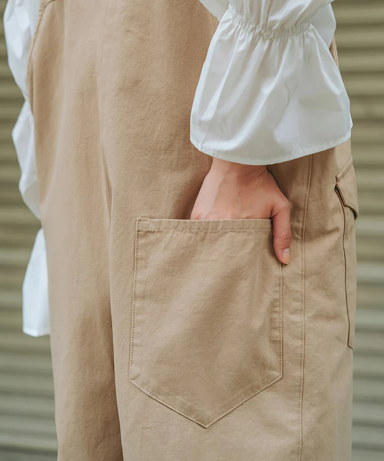 go slow caravan(ゴースローキャラバン) |Cotopone/コトポーネ ラップ風サロペット (WOMENS)