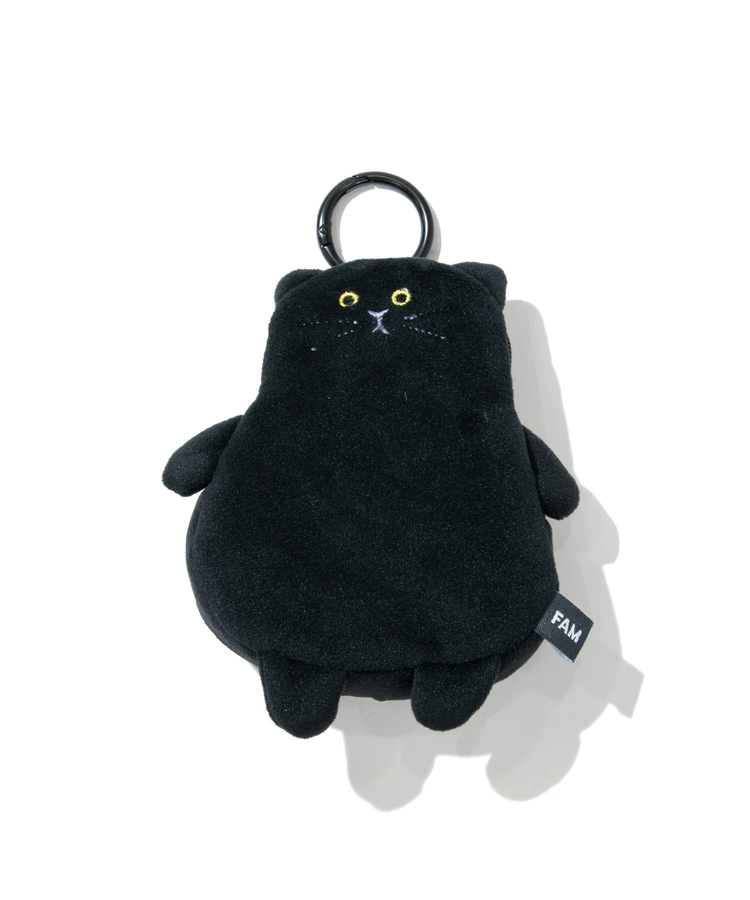アンソロ限定☆送料込み☆ポーチ付き☆Cozy Faux-Fur Tote C/D:41687] [セット数:6pcs] アニマルポーチ 巾着型 いぬ