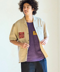 go slow caravan(ゴースローキャラバン) |T/Rストレッチワンポイント刺繍O/Pシャツ (MENS/WOMENS)