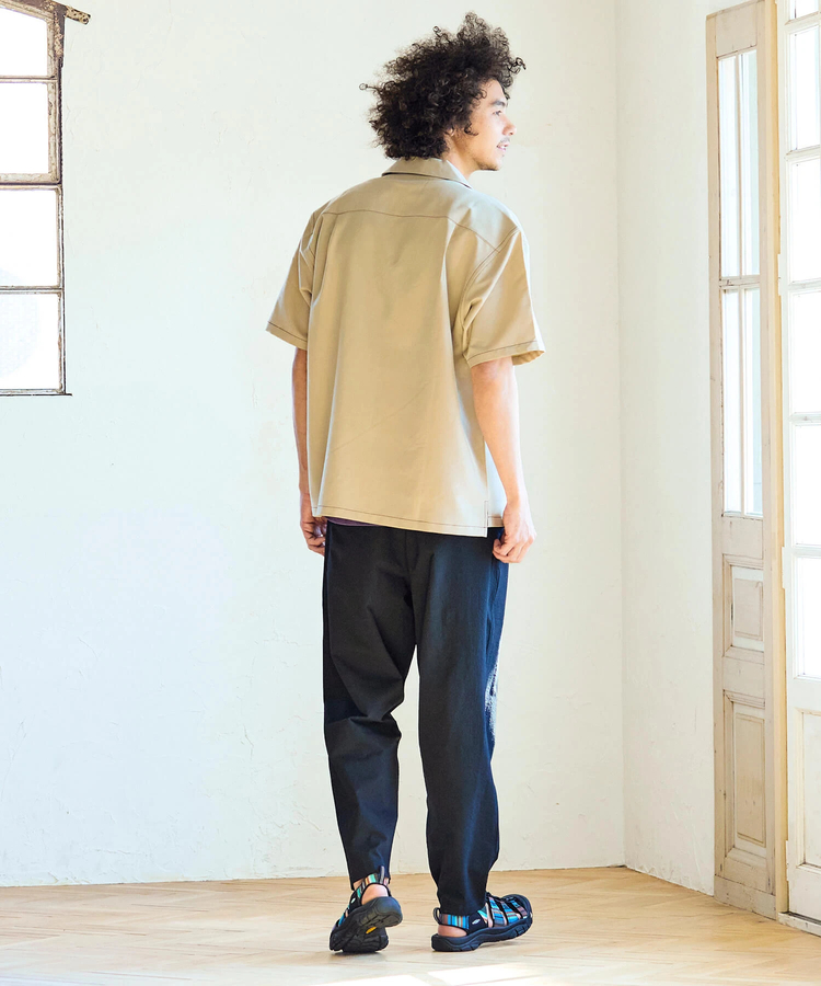 go slow caravan(ゴースローキャラバン) |T/Rストレッチワンポイント刺繍O/Pシャツ (MENS/WOMENS)