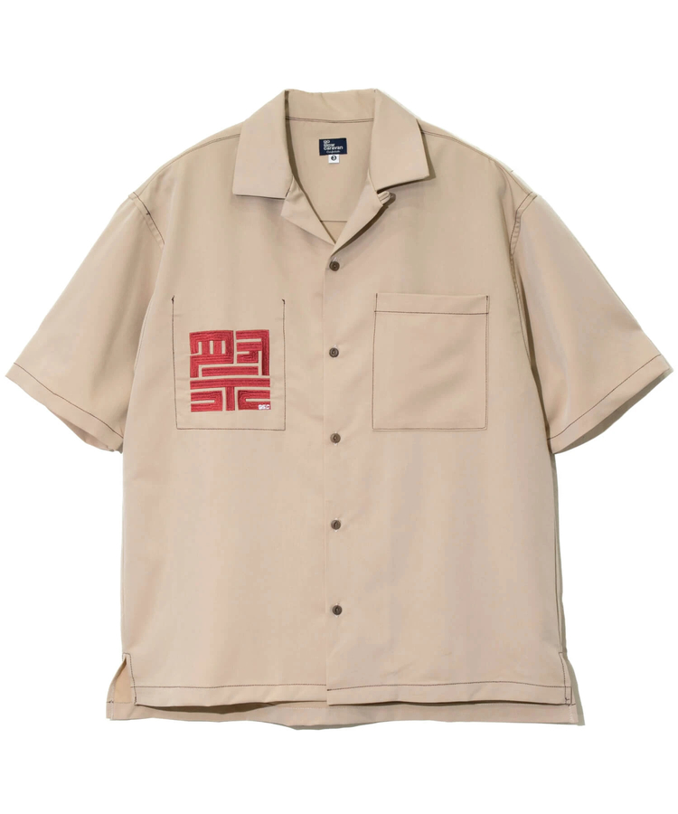 go slow caravan(ゴースローキャラバン) |T/Rストレッチワンポイント刺繍O/Pシャツ (MENS/WOMENS)