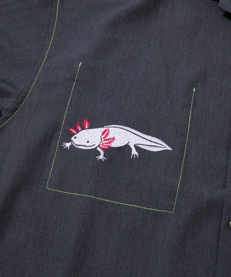 go slow caravan(ゴースローキャラバン) |T/Rストレッチワンポイント刺繍O/Pシャツ (MENS/WOMENS)