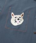 go slow caravan(ゴースローキャラバン) |T/Rストレッチワンポイント刺繍O/Pシャツ (MENS/WOMENS)