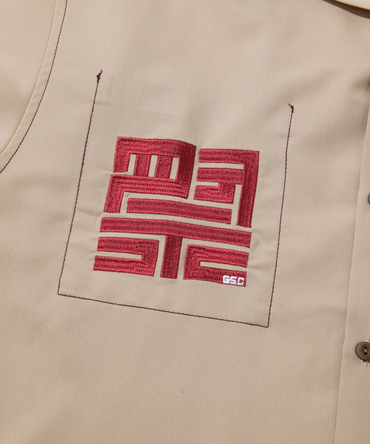 go slow caravan(ゴースローキャラバン) |T/Rストレッチワンポイント刺繍O/Pシャツ (MENS/WOMENS)