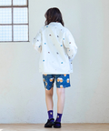 go slow caravan(ゴースローキャラバン) |ラミーコットン総柄プリントショールカラーシャツ (MENS/WOMENS)