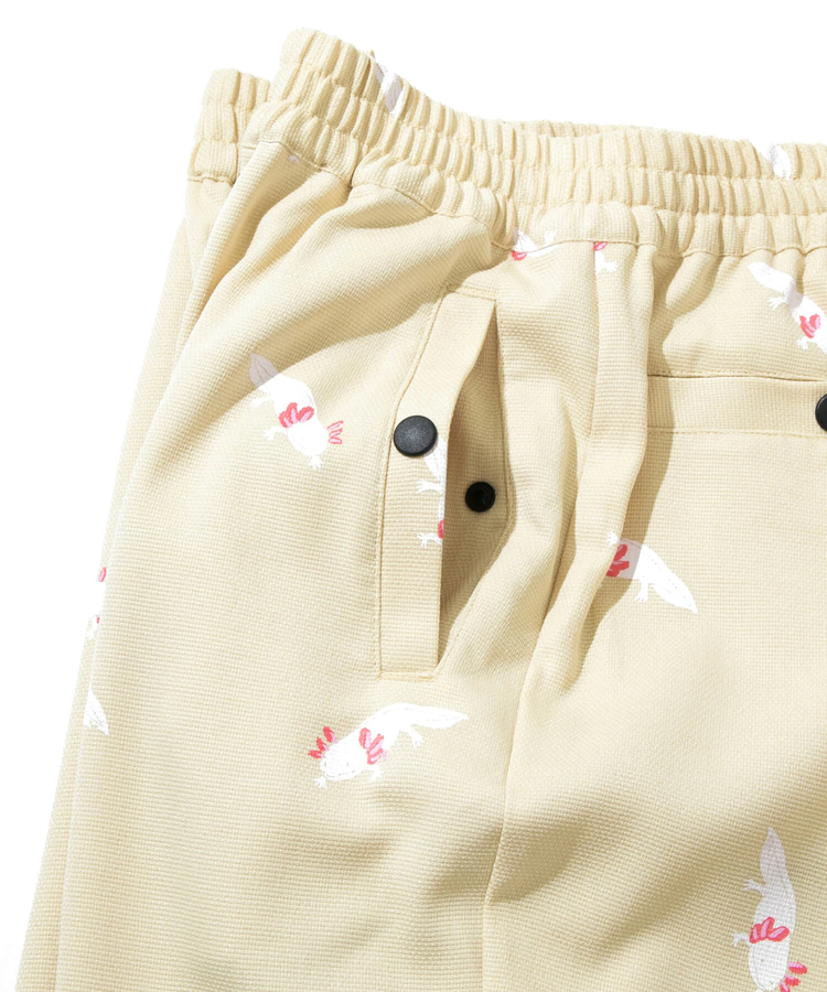 go slow caravan(ゴースローキャラバン) |ブッチャー総柄プリントイージーアンクルパンツ (MENS/WOMENS)