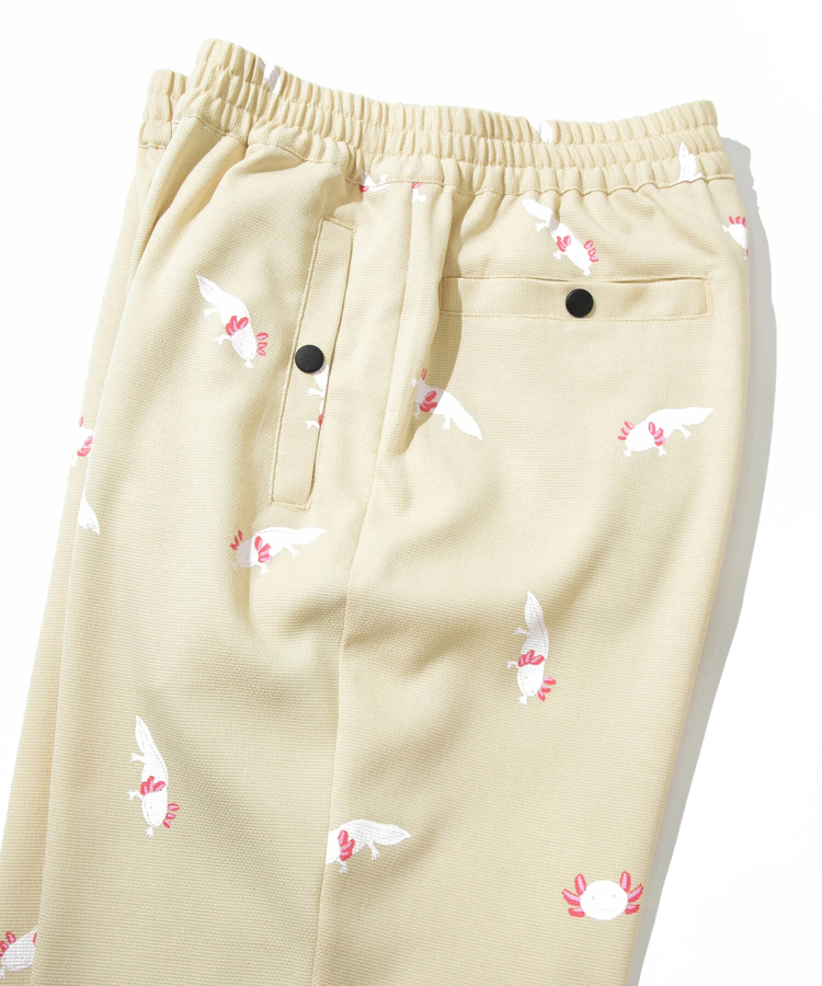 go slow caravan(ゴースローキャラバン) |ブッチャー総柄プリントイージーアンクルパンツ (MENS/WOMENS)