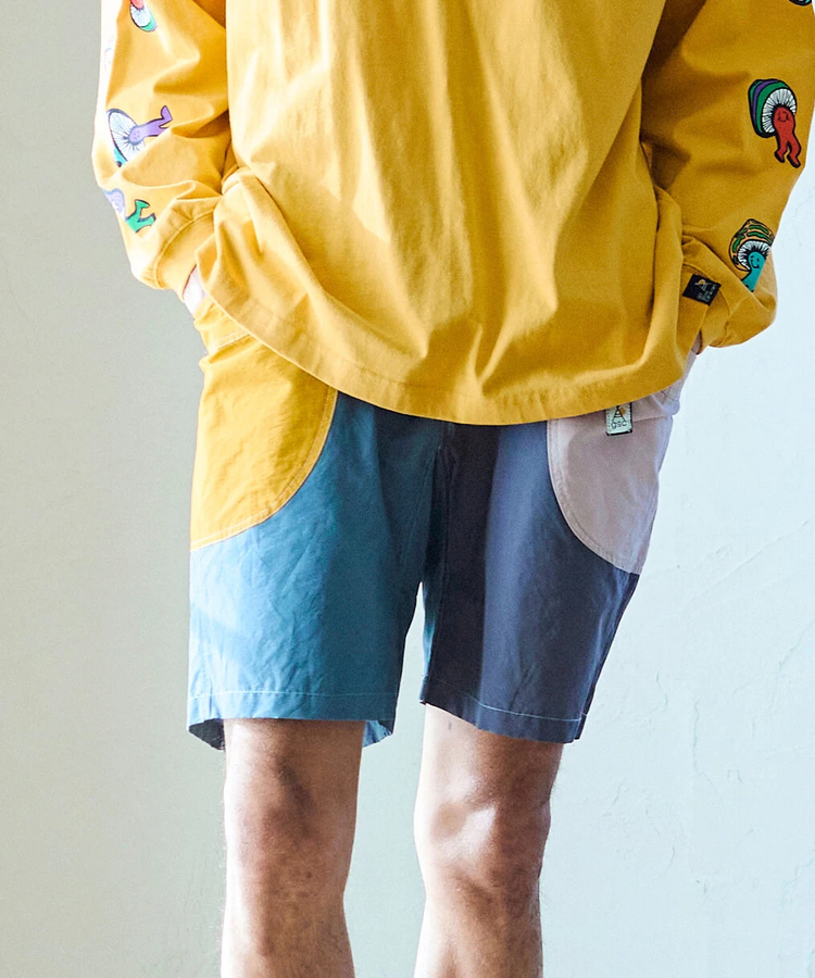 go slow caravan(ゴースローキャラバン) |N/Cクレイジー脇ポケショーツ (MENS/WOMENS)