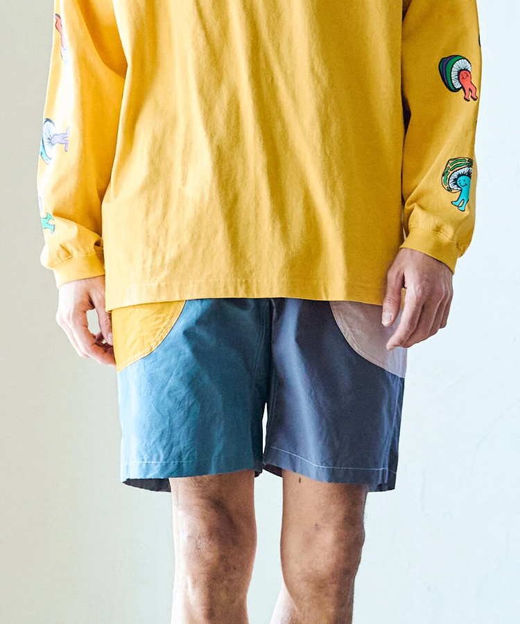 go slow caravan(ゴースローキャラバン) |N/Cクレイジー脇ポケショーツ (MENS/WOMENS)