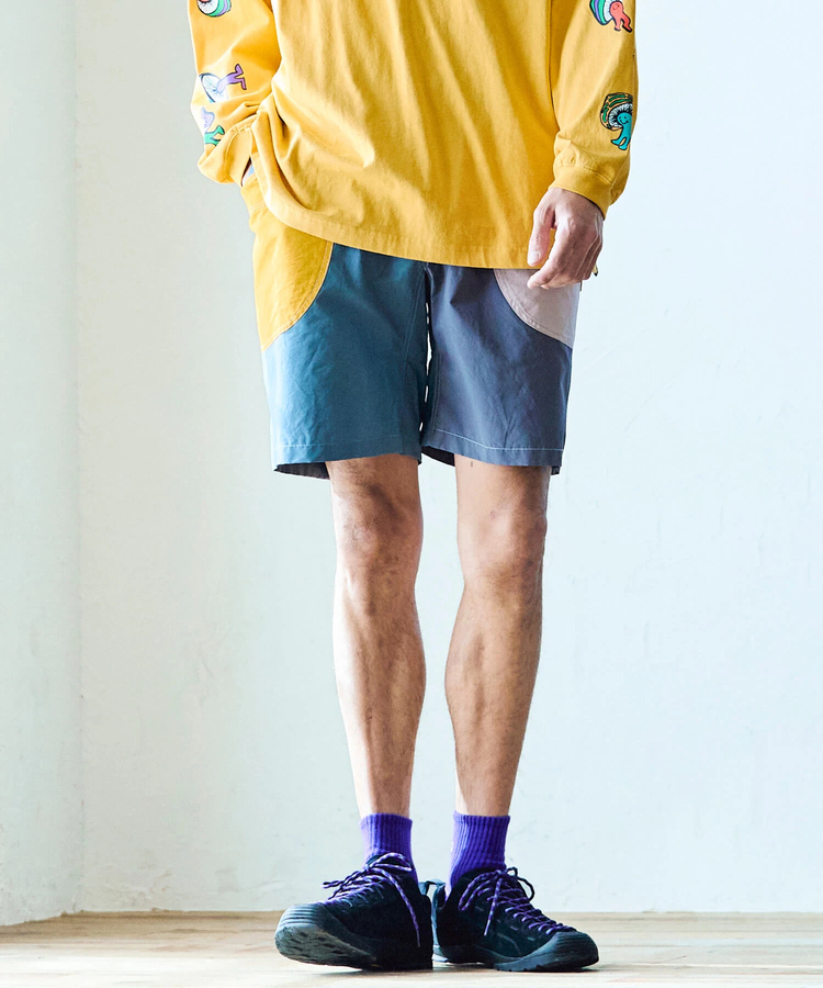 go slow caravan(ゴースローキャラバン) |N/Cクレイジー脇ポケショーツ (MENS/WOMENS)