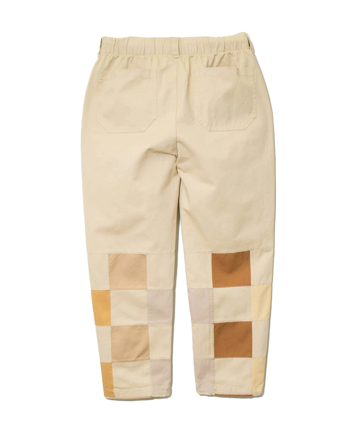 go slow caravan(ゴースローキャラバン) |ツイルパッチワーク切替アンクルパンツ (MENS)