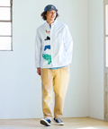 go slow caravan(ゴースローキャラバン) |グネグネ切替アンクルパンツ (MENS/WOMENS)