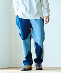 go slow caravan(ゴースローキャラバン) |グネグネ切替アンクルパンツ (MENS/WOMENS)